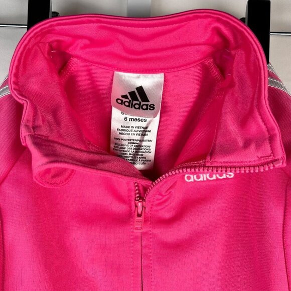 2/$30 Adidas Originals Tracksuit Set Pink Size 6M Girls - Picture 6 of 6